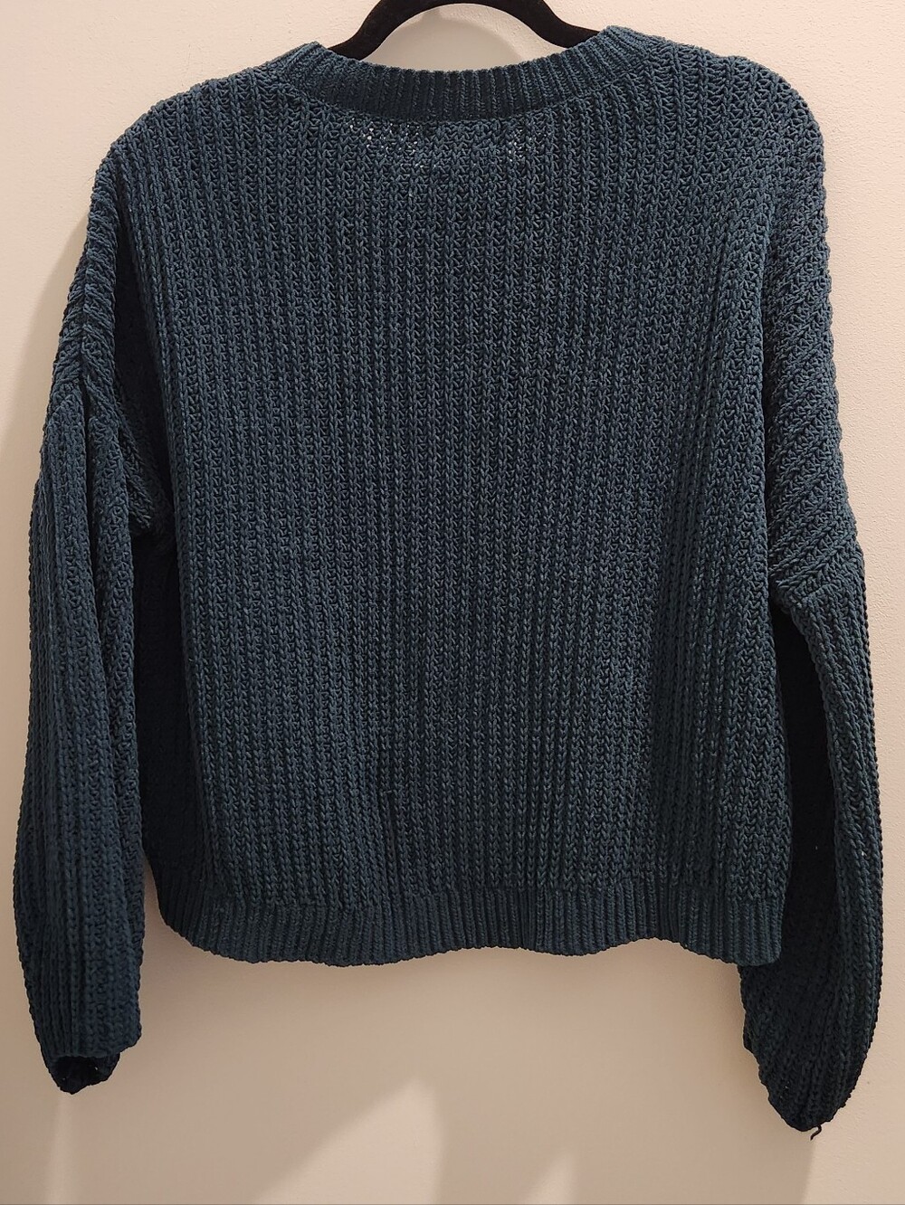 Universal Thread Green Cable Knit Oversized Sweater | Cozy Textured Knit - Picture 5 of 5